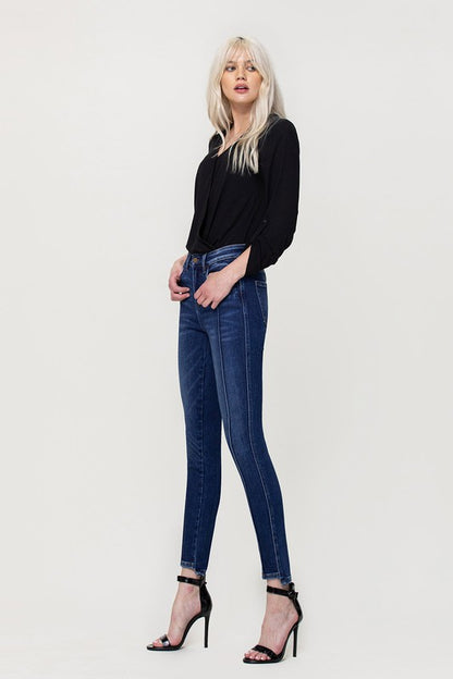 High Rise Ankle Skinny