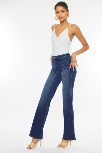 High Rise Slim Flare Jean