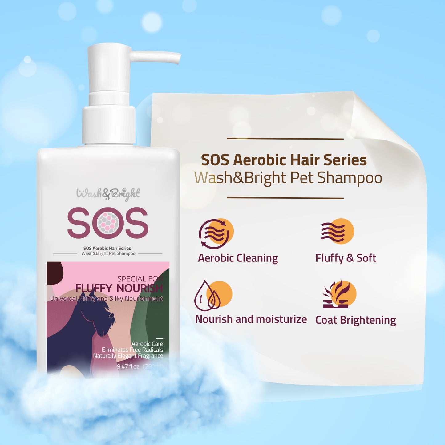 SOS Universal Fluffy, Smooth, and Nourishing Pet Shampoo