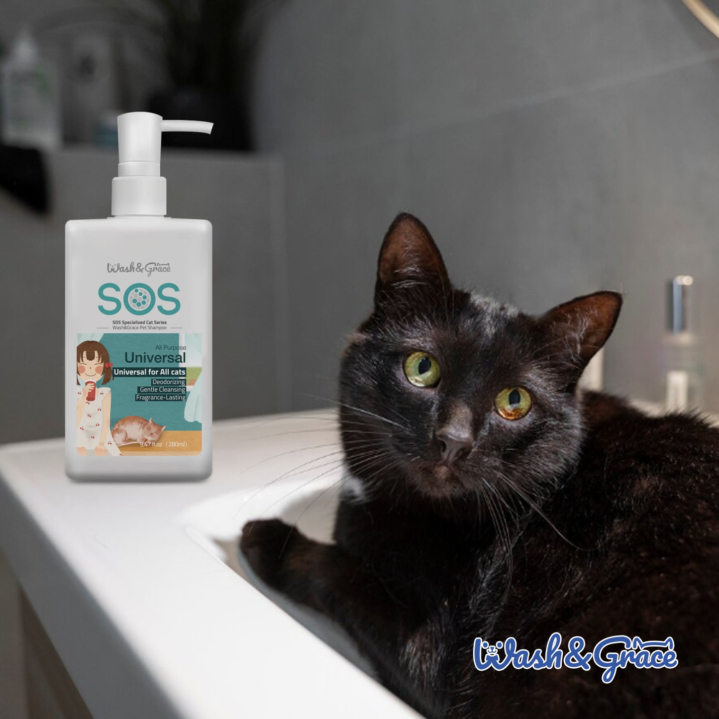 SOS Specialized Cat Series (Universal for All Cats) Shampoo