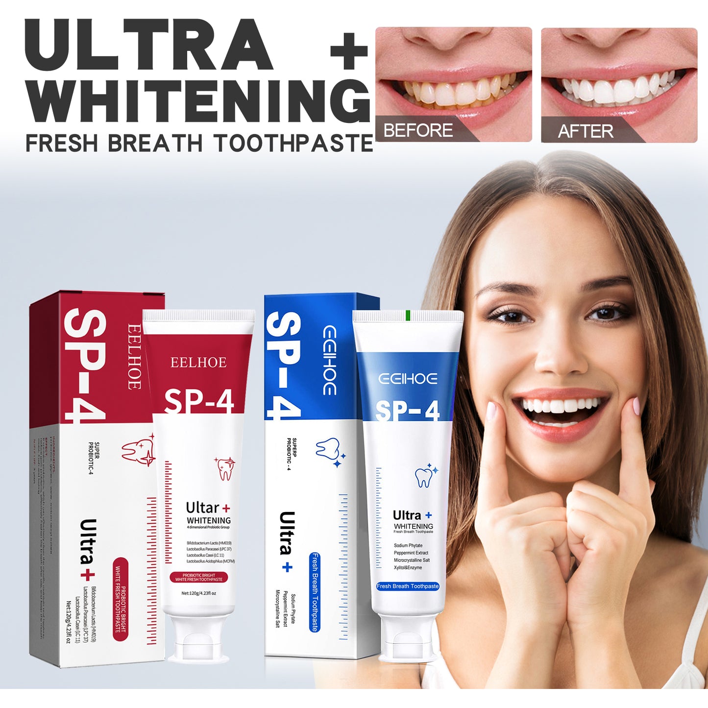 益生菌亮白牙膏 Probiotic Brightening Toothpaste