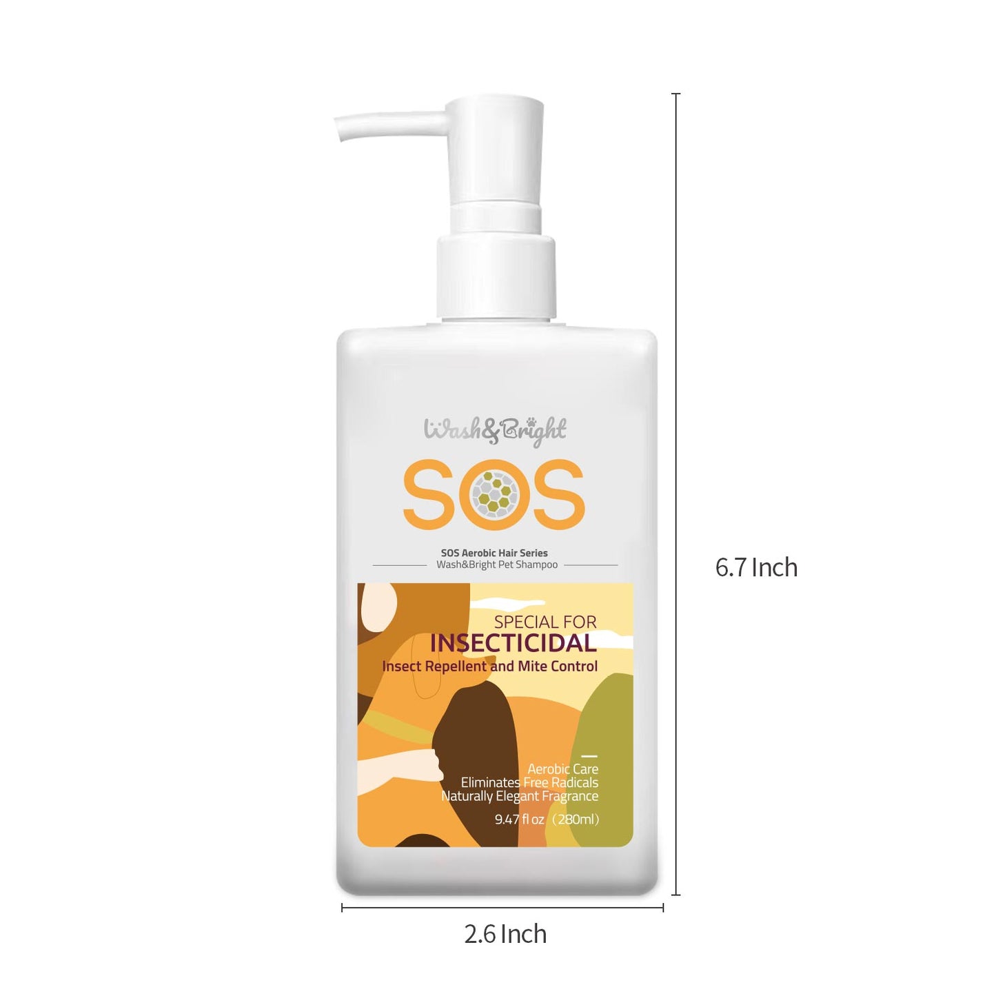 SOS Insect Repellent and Mite Control Pet Shampoo